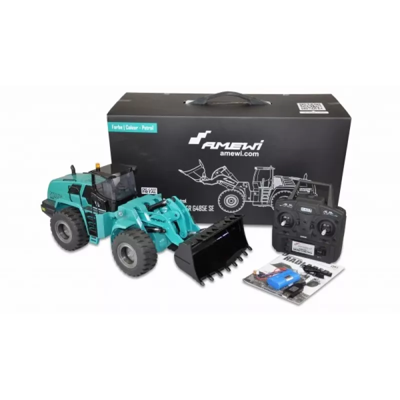 Cargador frontal Amewi G485E SE motor eléctrico 1:14 2000 mAh