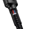 Cable USB-C a USB-C Baseus CATKLF-G91 1 m, conector macho USB-C, 0,48 Gbit/s, negro