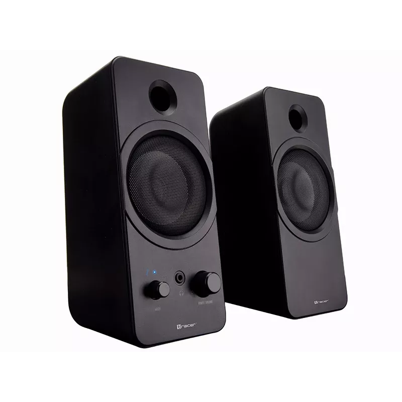 Altavoces de escritorio 2.0 TRACER Mark 12 W, alimentación USB, Bluetooth, 2 vías, 2 altavoces, negro