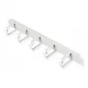 Panel de guiado ROLINE de 19 inch 1 HE, 40x60mm gris
