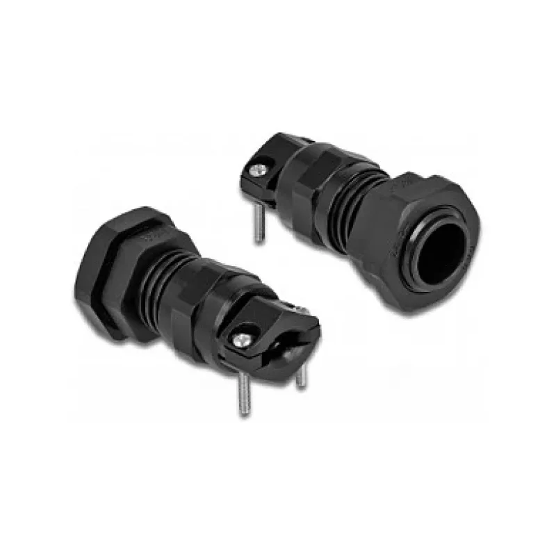 Prensaestopas DeLOCK 60351 negro metal plástico