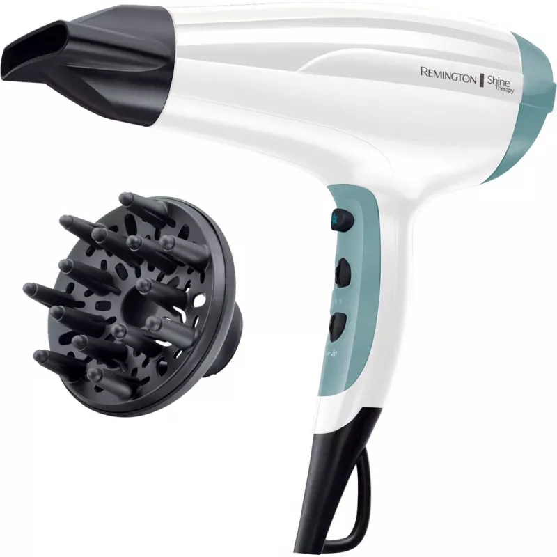 Secador de pelo Remington D5216 2300 W azul, blanco