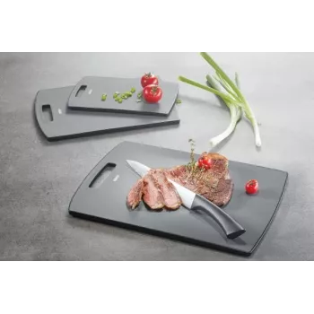 GEFU Levoro Tabla de cortar de cocina rectangular Plástico Gris