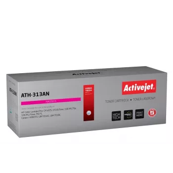 Tóner Activejet ATH-313AN (sustituto de Canon, HP 126A CRG-729M, CE313A; Premium; 1000 páginas; magenta)