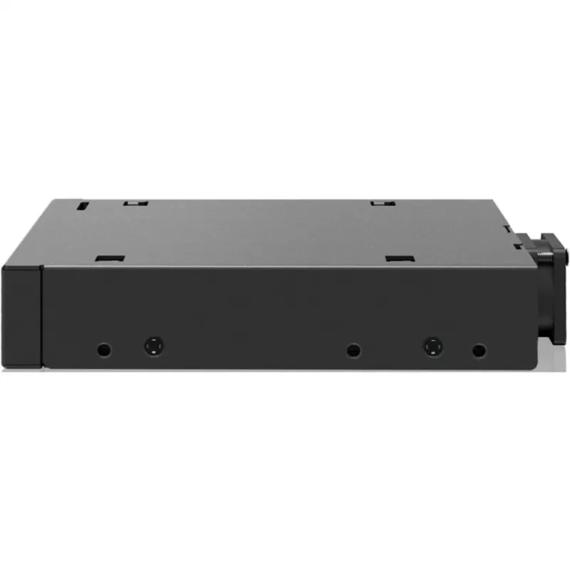 ICY DOCK - ToughArmor - MB601V5K-B - Caja de bahía extraíble para SSD U.2/U.3 NVMe de 2,5 inch PCIe 5.0 de 1 bahía para bahía de unidad externa de 3,5 inch (1 x MCIO 4i SFF-TA-1