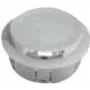 Tapa telescópica Bachmann 930.137 plata – tapa retráctil para cables y tomas de mesa