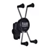 Soporte grande para movil RAM Mounts X-Grip con base para tubo de horquilla de moto