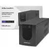 Qoltec Monolith 53775 SAI Line-Interactive, 1200 VA (1,2 kVA) / 720 W, AVR, 4 tomas AC, negro