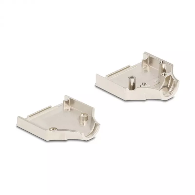 Conector de cable DeLOCK 67132 D-Sub de 15 pines plata conector macho