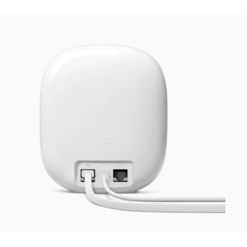 Google Nest WiFi Pro - Sistema Wi-Fi (router) - hasta 120 m² - Red - GigE, 802.11ax (Wi-Fi 6E) - 802.11a/b/g/n/ac/ax (Wi-Fi 6E) - Multi-Banda (GA03030-EU)