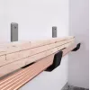 Soporte de pared MACLEAN MC-435 para pantallas y dispositivos, carga máx. 15 kg, instalación fija
