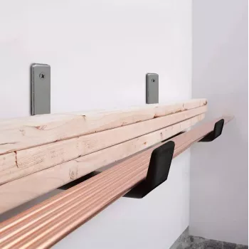 Soporte de pared MACLEAN MC-435 para pantallas y dispositivos, carga máx. 15 kg, instalación fija