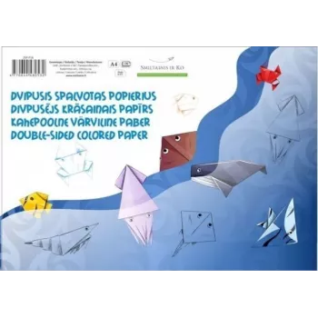 Papel SMLT color, A4, 80 g, doble cara, encolado (16) 0708-303