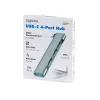 Hub LogiLink USB 3.2 Gen1 4 puertos USB-C 1x USB3.0 AF 3x USB2.0 AF UA0437