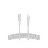 Belkin BOOST CHARGE - Cable Lightning - USB-C macho de 24 pines a Lightning macho - 2 m - blanco - para Apple iPad/iPhone/iPod (Lightning)