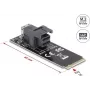 DeLOCK 61070 adaptador SFF-8643 interno M.2 macho 32 Gbit/s negro