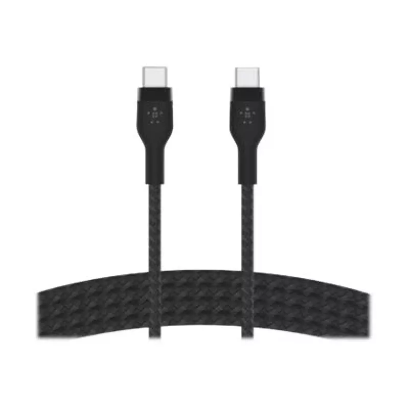 Belkin BOOSTCHARGE PRO Flex Cable USB 1 m USB 2.0 USB C negro (CAB011BT1MBK)