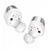 Auriculares deportivos inalámbricos Bluetooth con cancelación de ruido SENNHEISER Momentum MTW4 - blanco y plateado
