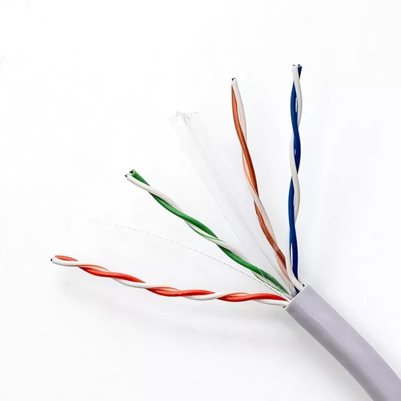 Qoltec 50359 Cat.6 UTP cable, 305 m, gris, PVC