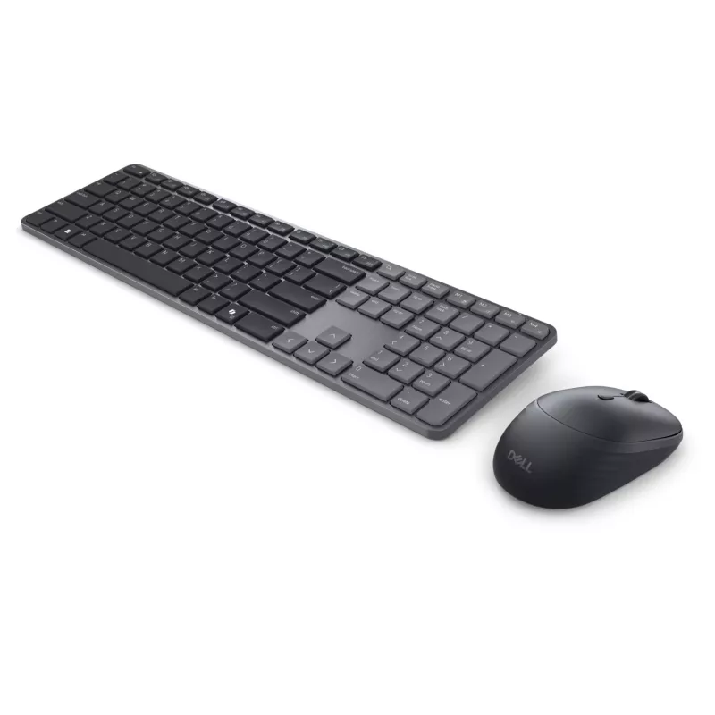 DELL Pro 7 slim KM726 teclado ratón incluido Home/Office RF Wireless + Bluetooth QWERTY US International negro