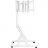 Soporte triple para monitor Snow, para cockpit de simulador de carreras GR500, soporte para monitor blanco, para monitores 32 - 55