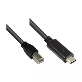 Good Connections Cable USB2.0 C-B negro 1,8 m