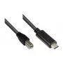 Good Connections Cable USB2.0 C-B negro 1,8 m