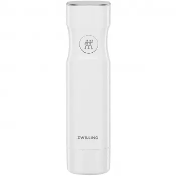 Envasadora al vacío ZWILLING FRESH & SAVE Blanca Bomba, batería 3,7 V, puerto de carga Micro-USB, 190×50×50 mm, 330 g