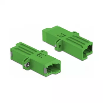 Acoplador de fibra óptica DeLOCK E2000 simplex hembra a hembra