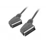 Lanberg CA-EUEU-10CC-0018-BK cable SCART, SCART a SCART de 21 pines, 1,8 m, negro