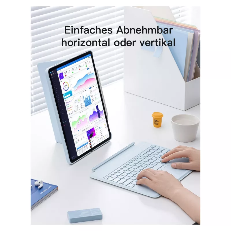 Teclado Inateck KB04118_BLUE para iPad Air 6 Pro 12 13