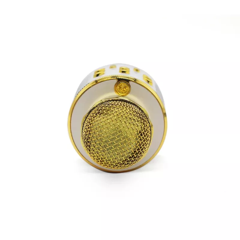 Micrófono MANTA MIC10-G oro cardioide portátil — condensador cardioide, diseño de mano