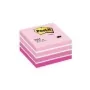 Notas adhesivas 3M Post-it cubo, 76 x 76 mm, rosa neón (2028-NP)