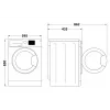 Lavadora Indesit MTWSA 61294 W PL 1200 rpm 6 kg