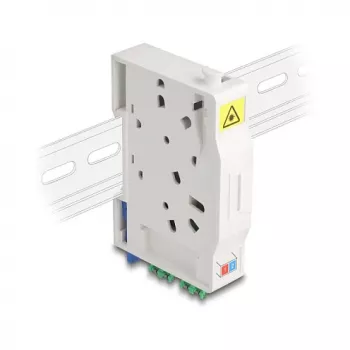 DeLOCK caja de conexión de fibra óptica para red 85936 LC dúplex blanco