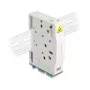 DeLOCK caja de conexión de fibra óptica para red 85936 LC dúplex blanco