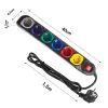 Regleta de enchufes 250VAC/10A 1,5m MCE509 B