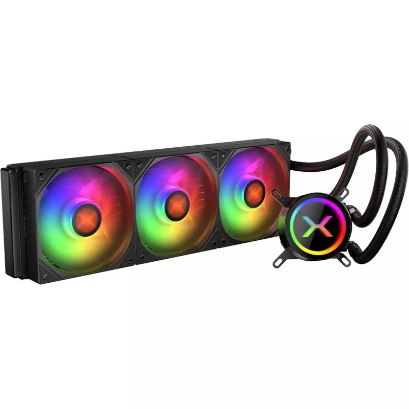 KRUX HydroX 360 ARGB refrigeración líquida AIO, 360 mm, negro