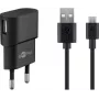 Goobay 45296 Cargador para dispositivos móviles para interior Negro (45296)
