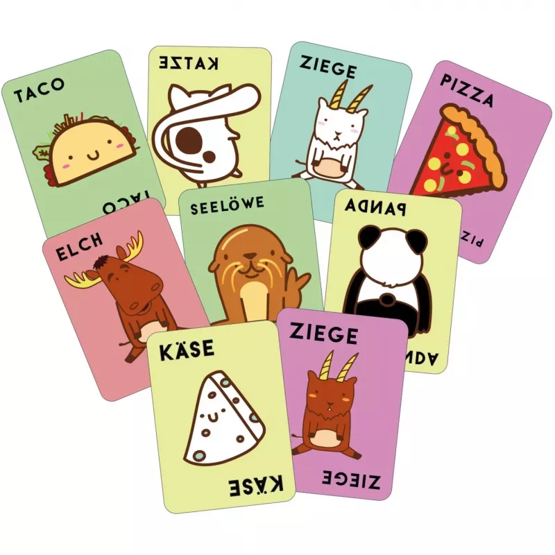 Taco Cat Goat Cheese Pizza: Voll verdreht, juego de cartas