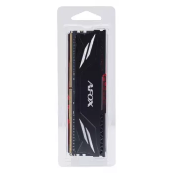 Módulo de RAM DDR4 16GB 3200MHz CL16 — AFOX GAMING AFLD416PS1CAB, single-rank, XMP2, 1,35V, disipador negro