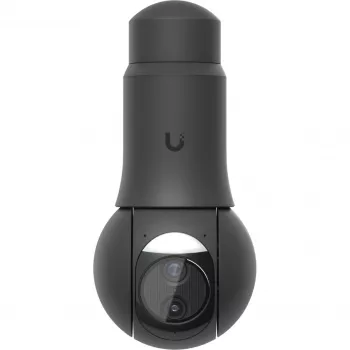 Ubiquiti UVC-G6-PTZ-B cámara todo tiempo 4K de doble lente con zoom híbrido 10x, sensor de imagen 1/1.8 8MP, motor de IA Multi-TOPS y paneo-tilt de latencia ultrabaja