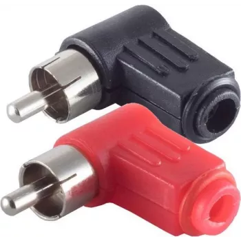 shiverpeaks BS51410-SET conector de cable RCA negro - rojo (BS51410-SET)