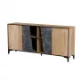 Cómoda Cama 4D OVO 180x38xH83 roble/hormigón