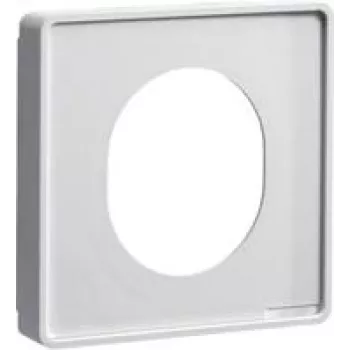 Hager placa ciega toma CEE G33749016 embellecedora libre de halógenos PC/ABS OT80 G33749016