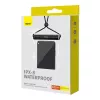 Funda impermeable para móvil Baseus AquaGlide cierre deslizante cilíndrico, negra