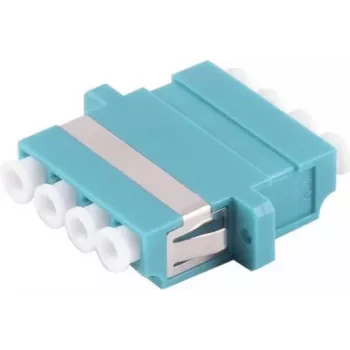 Conector de fibra óptica ShiverPeaks 07-60042 LC-LC cuádruple aqua