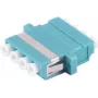 Conector de fibra óptica ShiverPeaks 07-60042 LC-LC cuádruple aqua