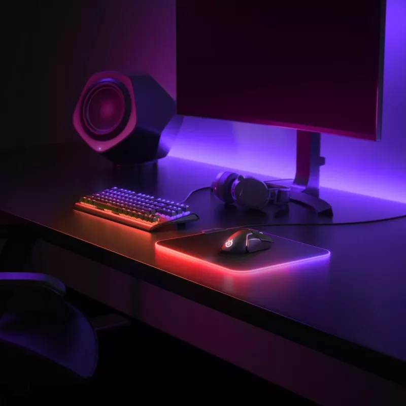 Alfombrilla gaming Steelseries QcK Prism Cloth Medium