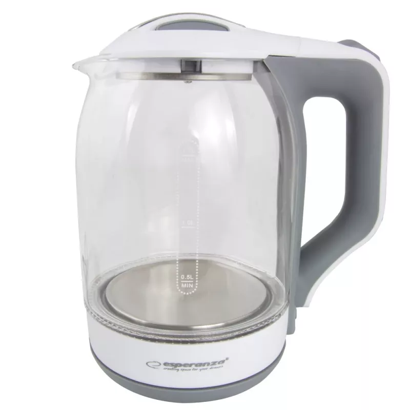 Hervidor eléctrico Esperanza 1,7 L 1500 W blanco multicolor